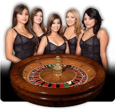 Live roulette wheel at yoktogel rtp with betting layout visible